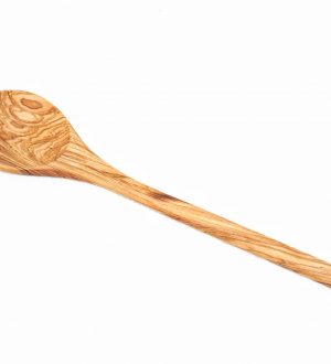 Olive Wood Round Spoon