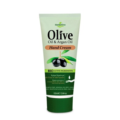 herbolive hand cream with argan oil
