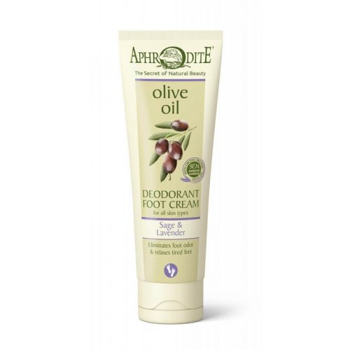 olive oil foot cream with lavender and sage