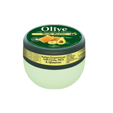 herbolive mini body butter with avocado and honey